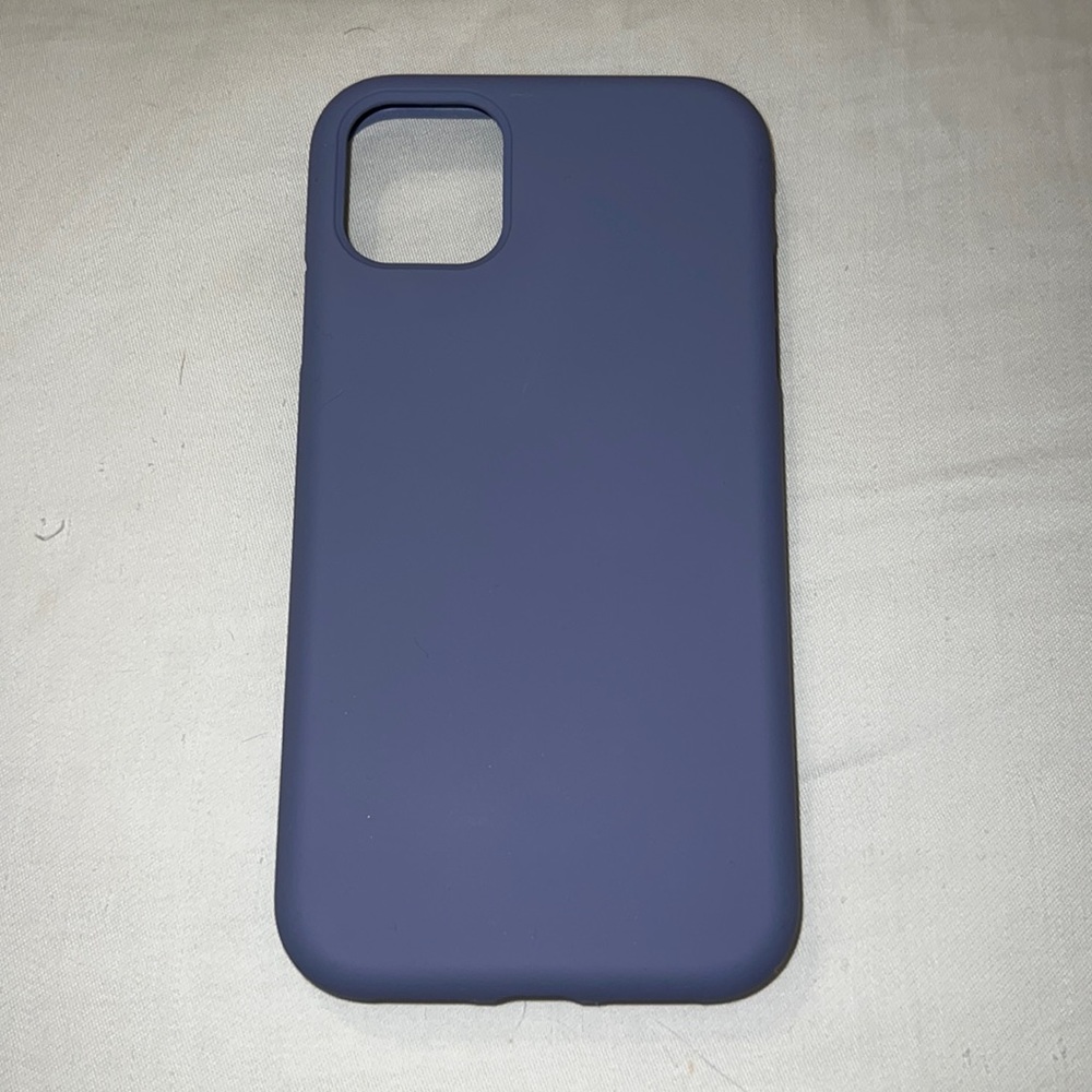 Purple Silicone iPhone 11 Case